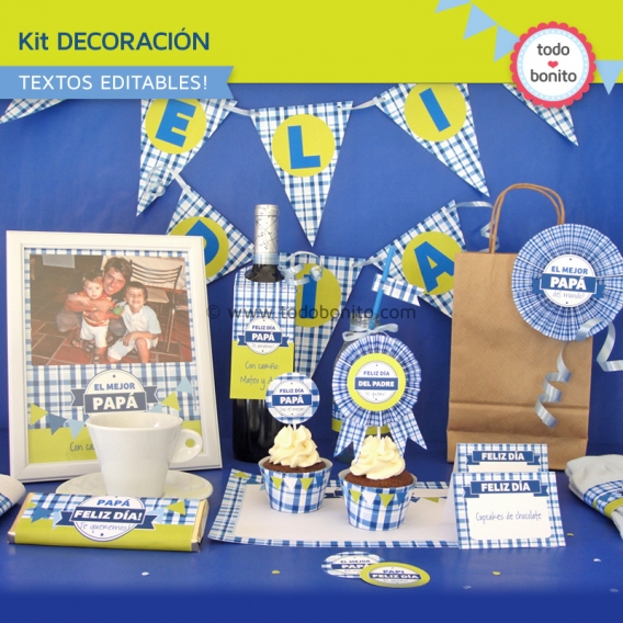 kit imprimible el día del Padre