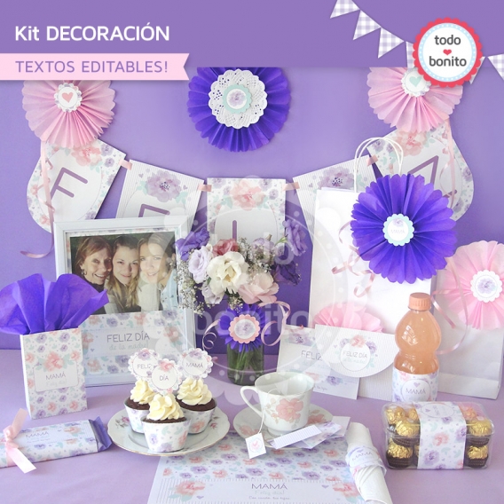 Kit imprimible Día de la madre