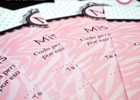 Kit imprimible animal print cebra rosa