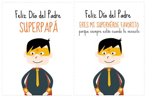 Imprimibles gratis para el día de padre en español