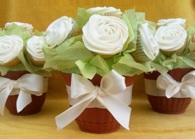 Bouquet o ramo de cupcakes