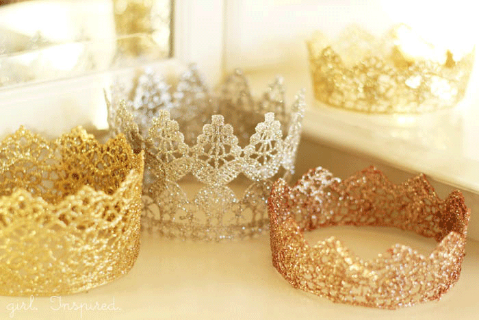 Coronas de princesas y príncipes paso a paso