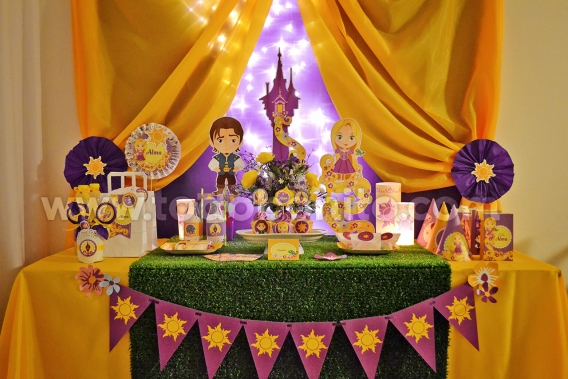 Kit imprimible de Rapunzel