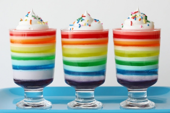 Arco Iris de Gelatina