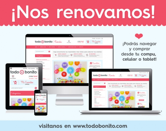 Renovamos nuestra tienda online