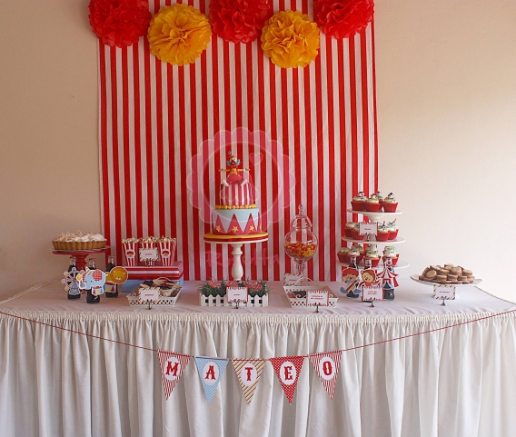 Un cumple en el circo por Rosetta Cupcakes