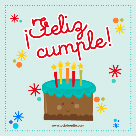 Tarjetita de «Feliz cumple» gratis