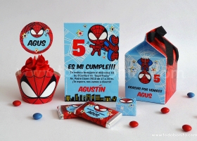 Geniales kits imprimibles del Hombre Araña