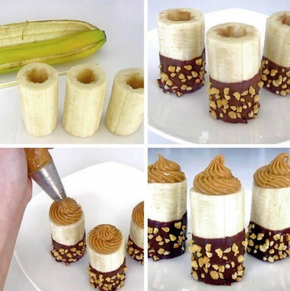 Postres fáciles con bananas