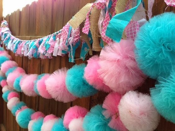 Pompones de tul paso a paso