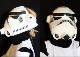 Fantastica máscara de los Stormtroopers de Star Wars