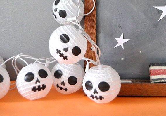 Guirnalda de Halloween paso a paso