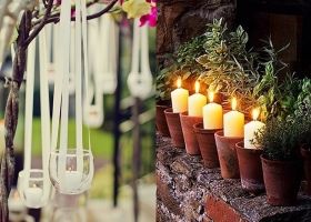 Hermosas maneras de decorar con velas