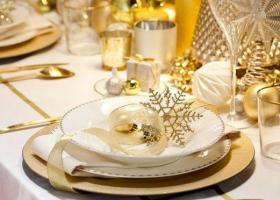 Ideas para una Navidad dorada y blanca