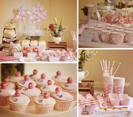 Kit de pajaritos rosa para Olivia