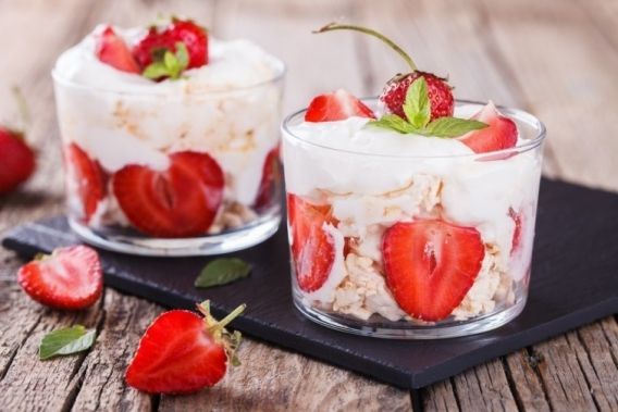 Postre fresco de verano