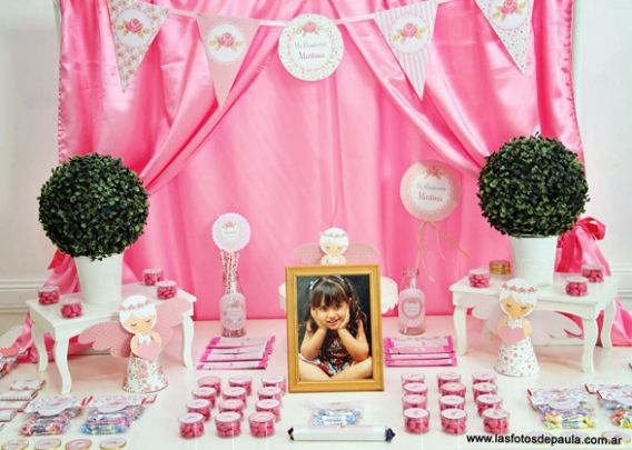 Todo shabby chic rosado para Martina