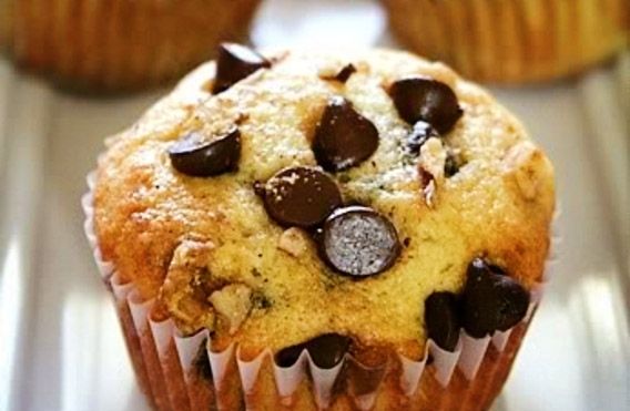 Muffins con chips de chocolate