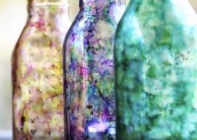 Hermosas botellas recicladas