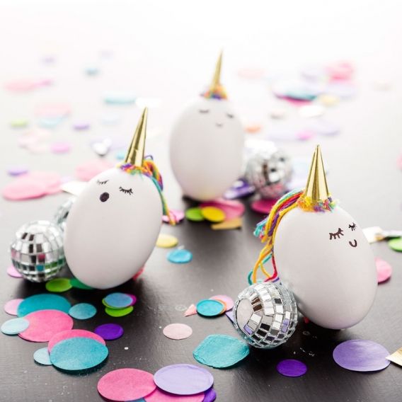 Huevos decorados para tu cesta de Pascua