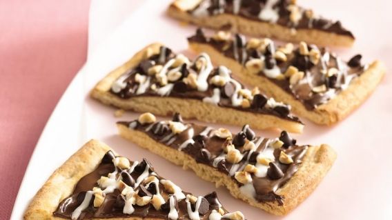 Pizza de chocolate