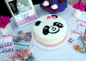 Un cumpleaños con tiernos panditas para Emilia