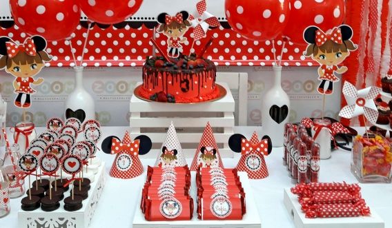 Orejitas de Minnie en el cumple de Sofía