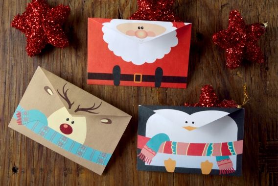 Hermosas tarjetas navideñas para imprimir gratis
