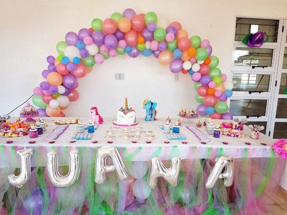 Unicornios en el primer añito de Juana