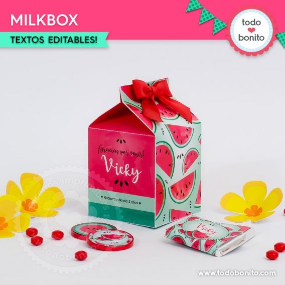 Milkbox sandías