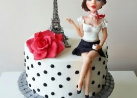 Las más preciosas tortas con la temática Paris
