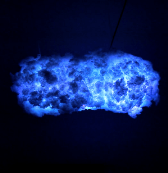 Lámpara con forma de nube