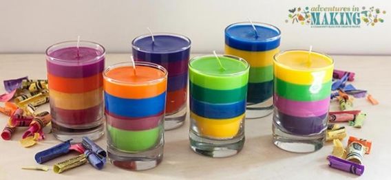 Velas de … ¡Crayones!