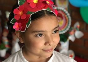 Justina, sus 10 años y su deco de Frida