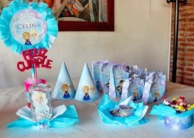 Celina y su cumpleaños con diseños imprimibles de Frozen
