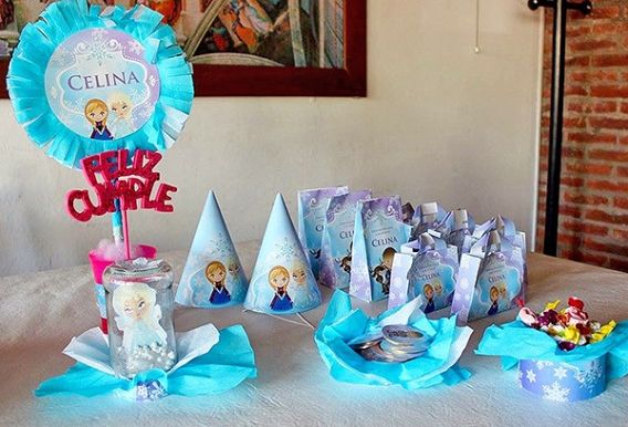 Celina y su cumpleaños con diseños imprimibles de Frozen
