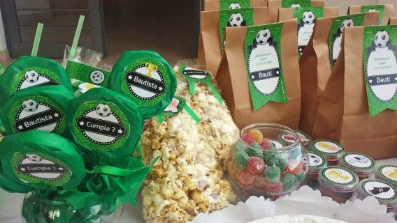 Diseños imprimibles de fútbol para el cumpleaños de Bauti