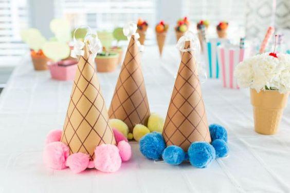Ideas para una fiesta de helados
