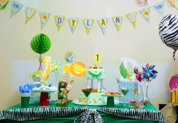 Dylan y su cumple en la selva
