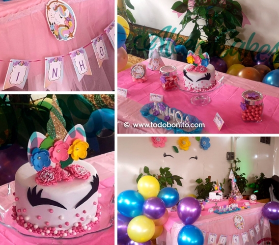 Una fiesta de unicornios por Aleemcakes