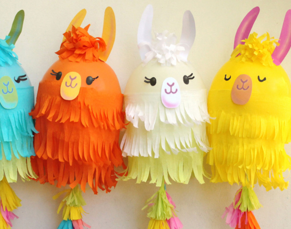 Globos decorativos de llamas o Alpacas