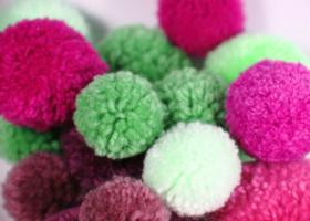 5 formas para hacer pompones de lana
