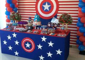 Ideas para una fiesta del Capitán América