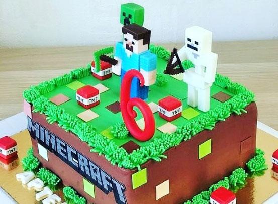 Ligero esponja Desarmado Las más creativas Tortas de Minecraft - Todo Bonito