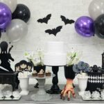 Ideas para decorar un cumple de Merlina Addams