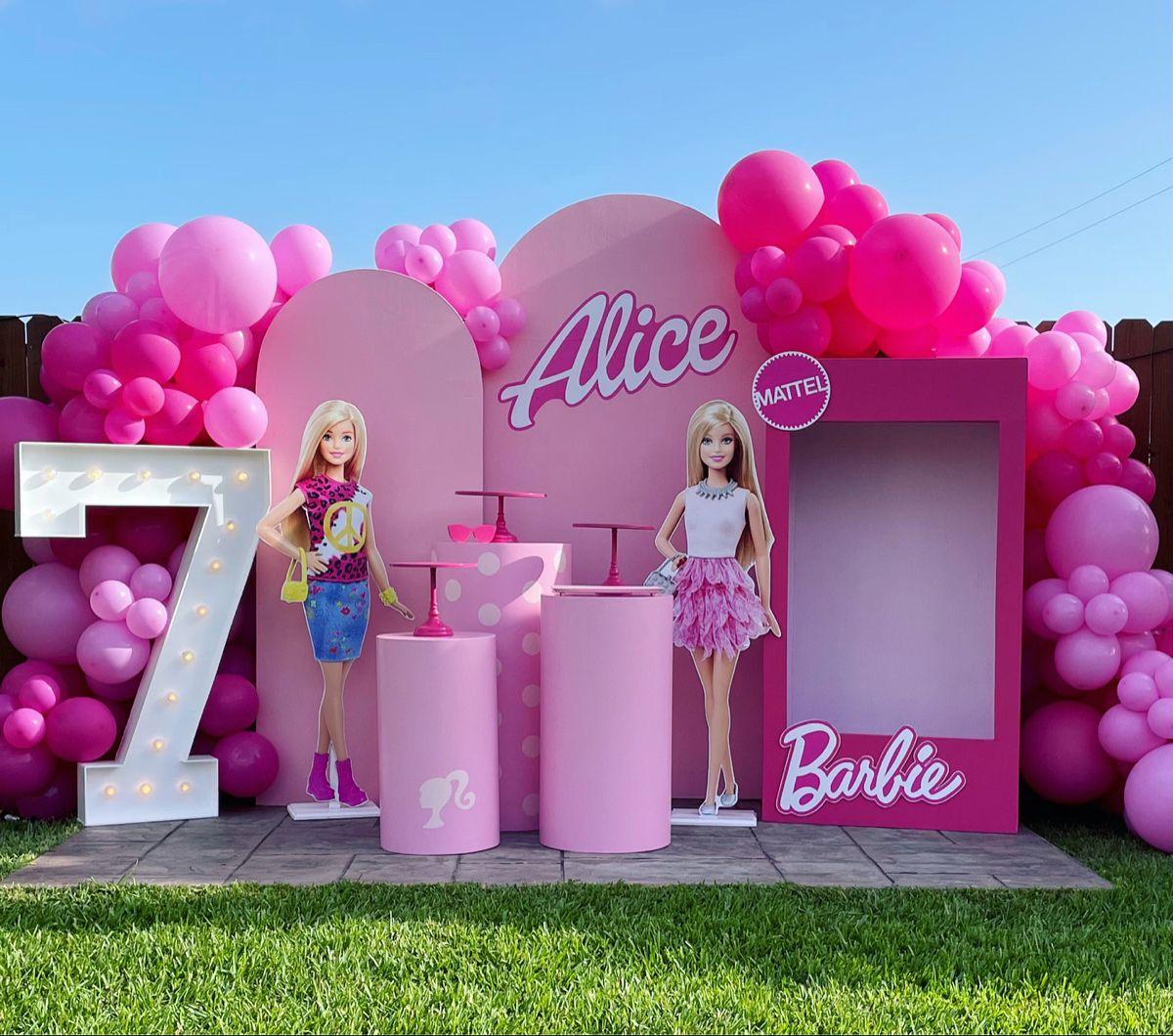 Bouquet de Globos con Helio Barbie - Globos, Flores y Fiestas