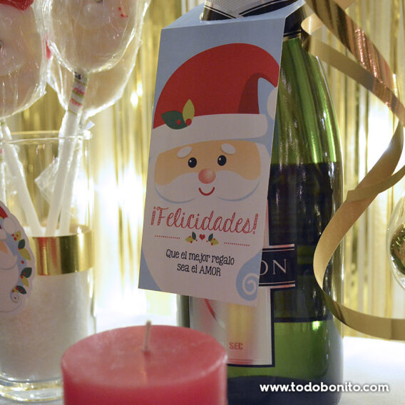 🎅 Mesa dulce de Navidad con Santa tradicional