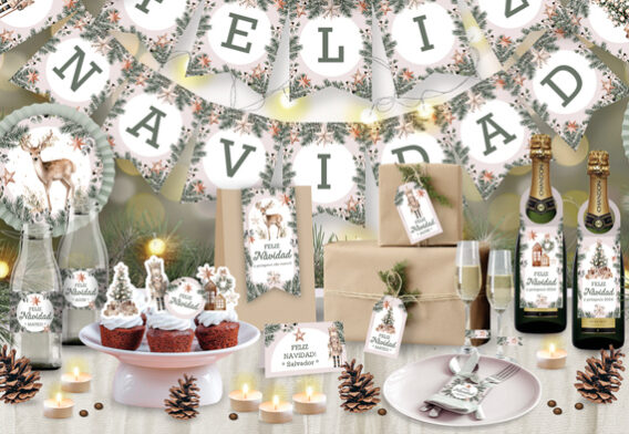 Descubre los kits Imprimibles de Navidad estilo nórdico