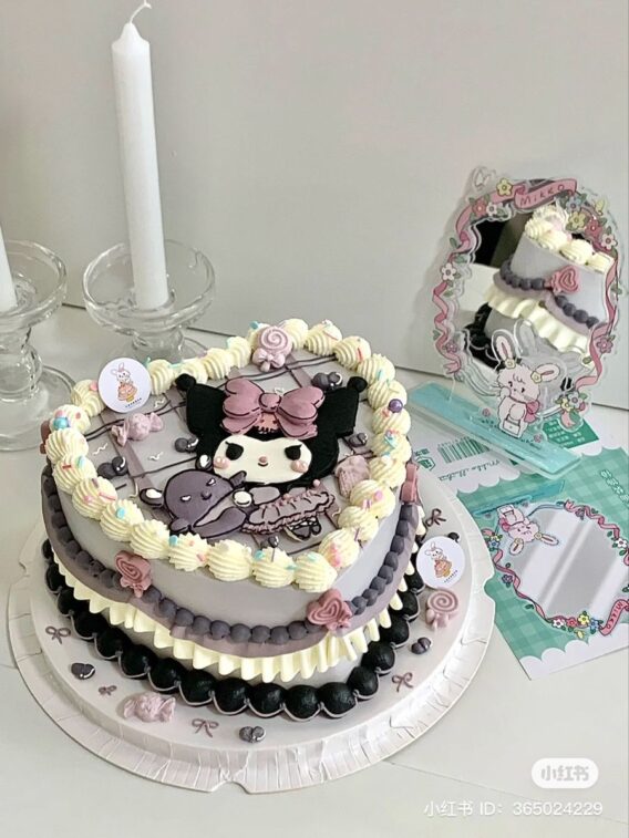 Ideas de tortas y pasteles de Kuromi