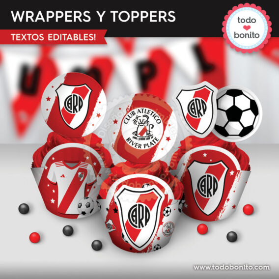 Wrappers y Toppers de River plate